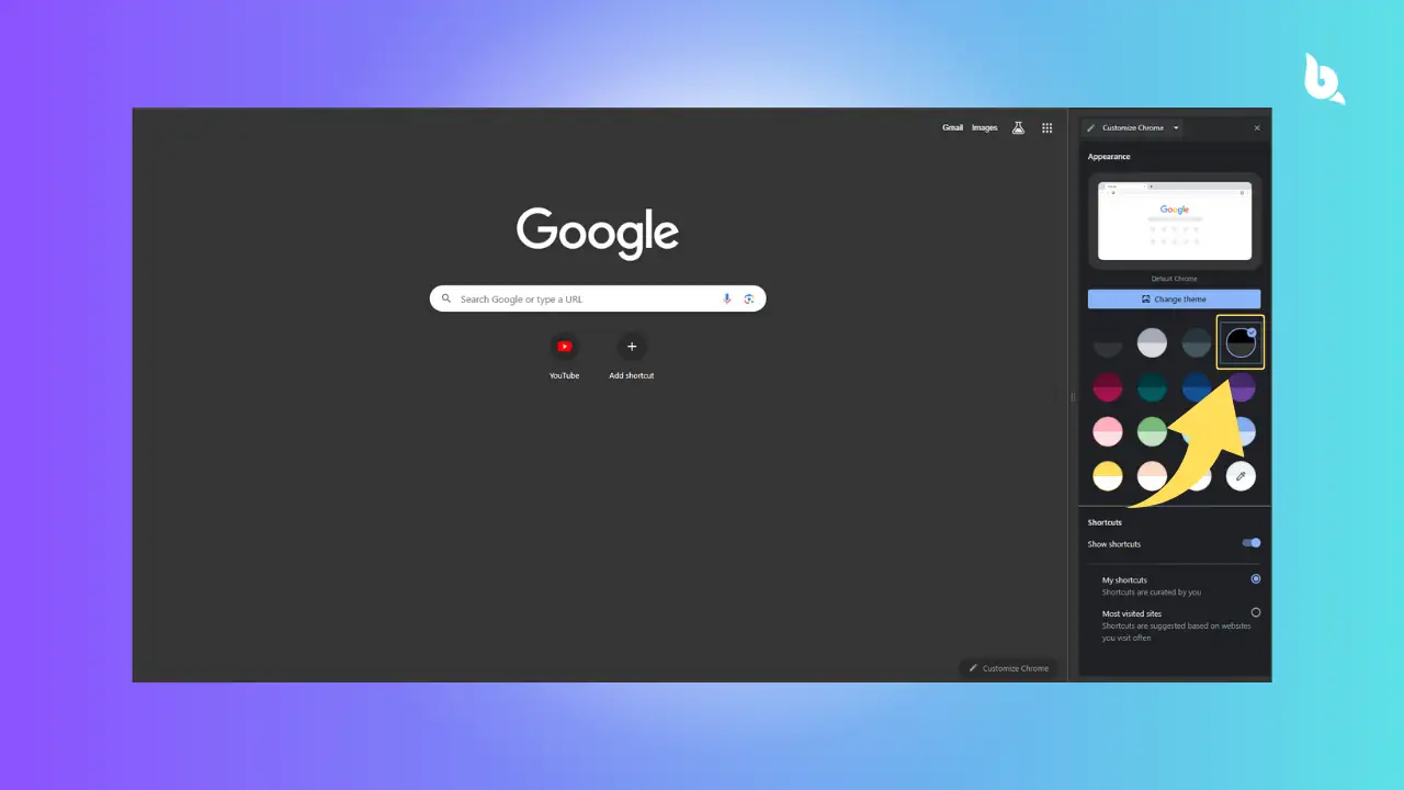 How To Enable Dark Mode In Chrome In Hindi 2023   Choose Dark Mode Theme Option.webp