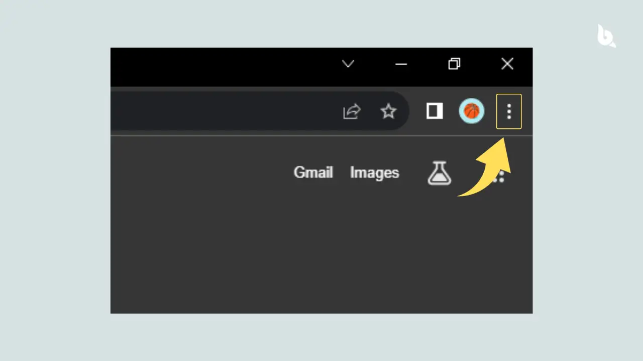 Open chrome and Click on 3 Dot (How to change theme in google in hindi 2023)